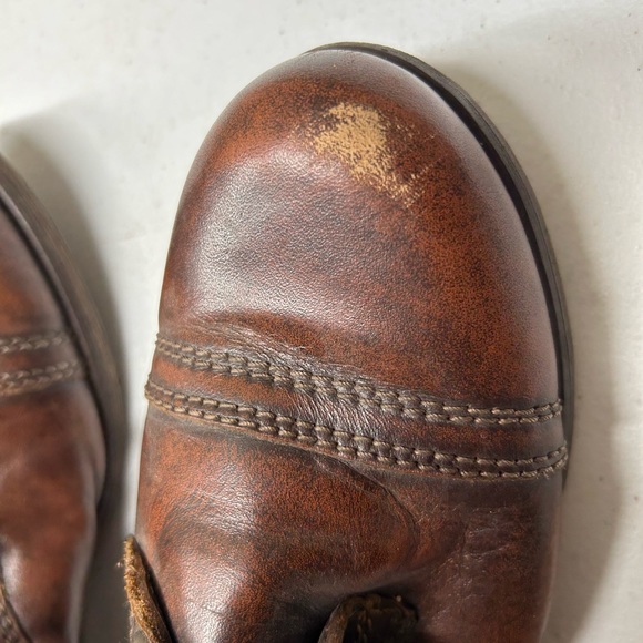 Steve Madden SZ 9 brown leather boots - Picture 4 of 5